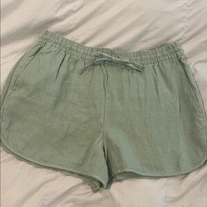 Club Monaco Sage Green Athletic Shorts